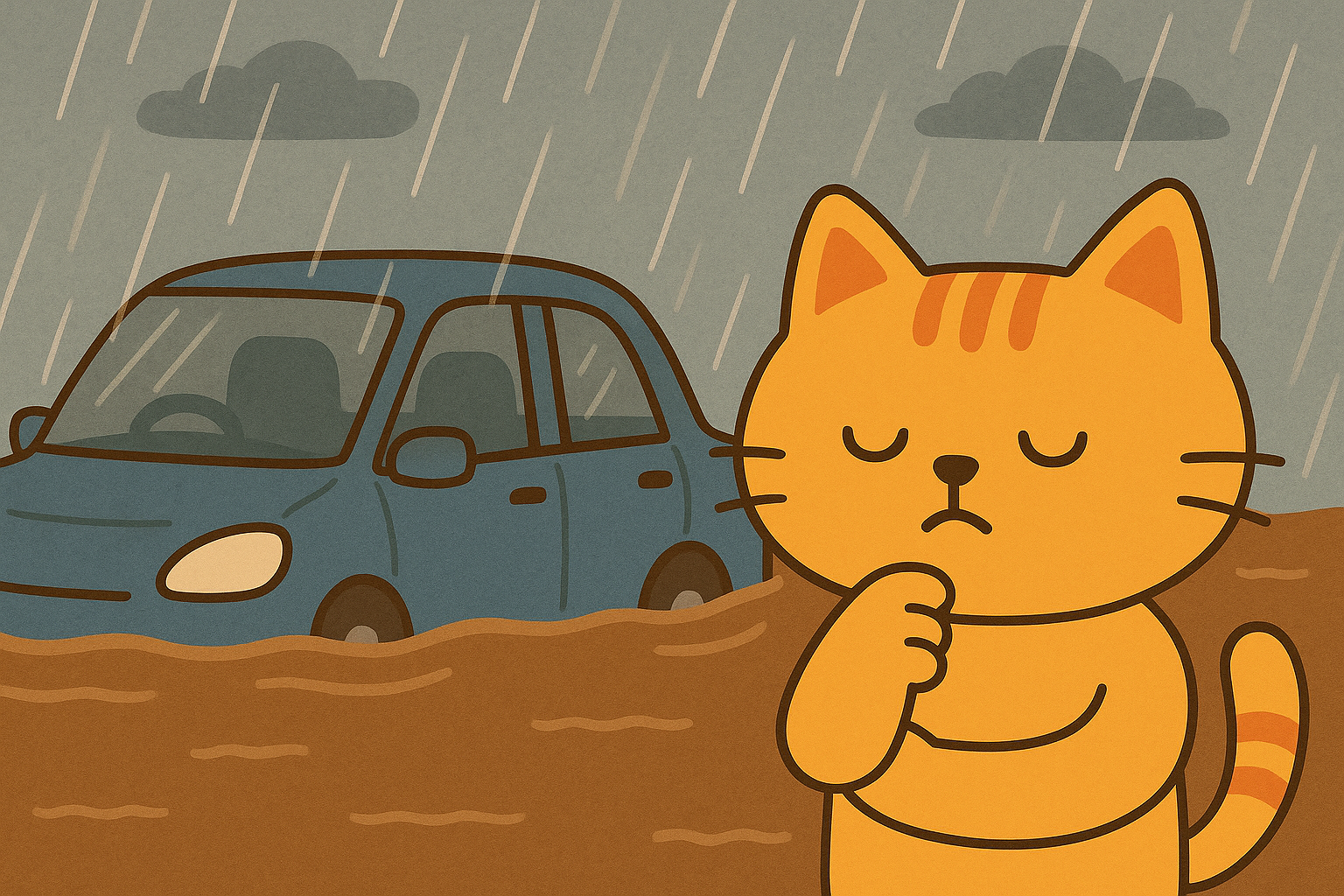 폭우에 차 잠겼다면?|침수차 보험처리 이렇게 하면 됩니다