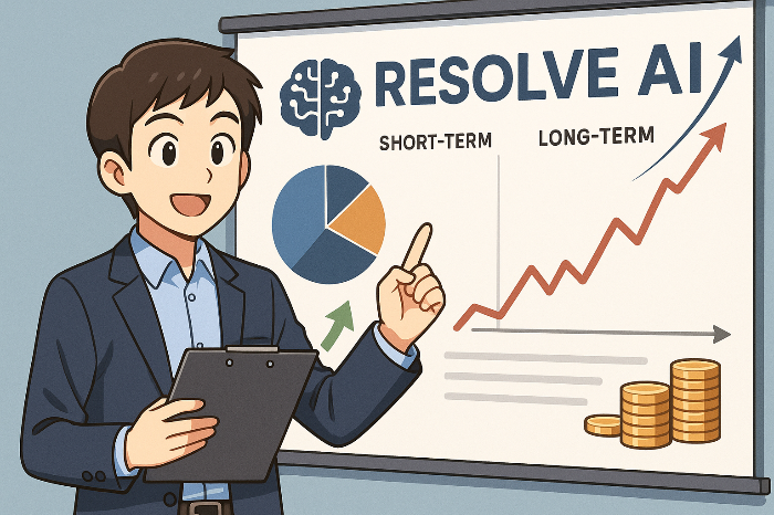 리졸브 AI 주가 단기적 장기적 투자 분석