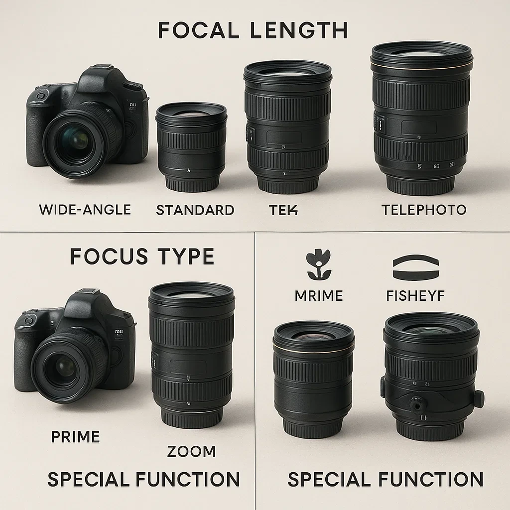 렌즈의 기본 분류 기준