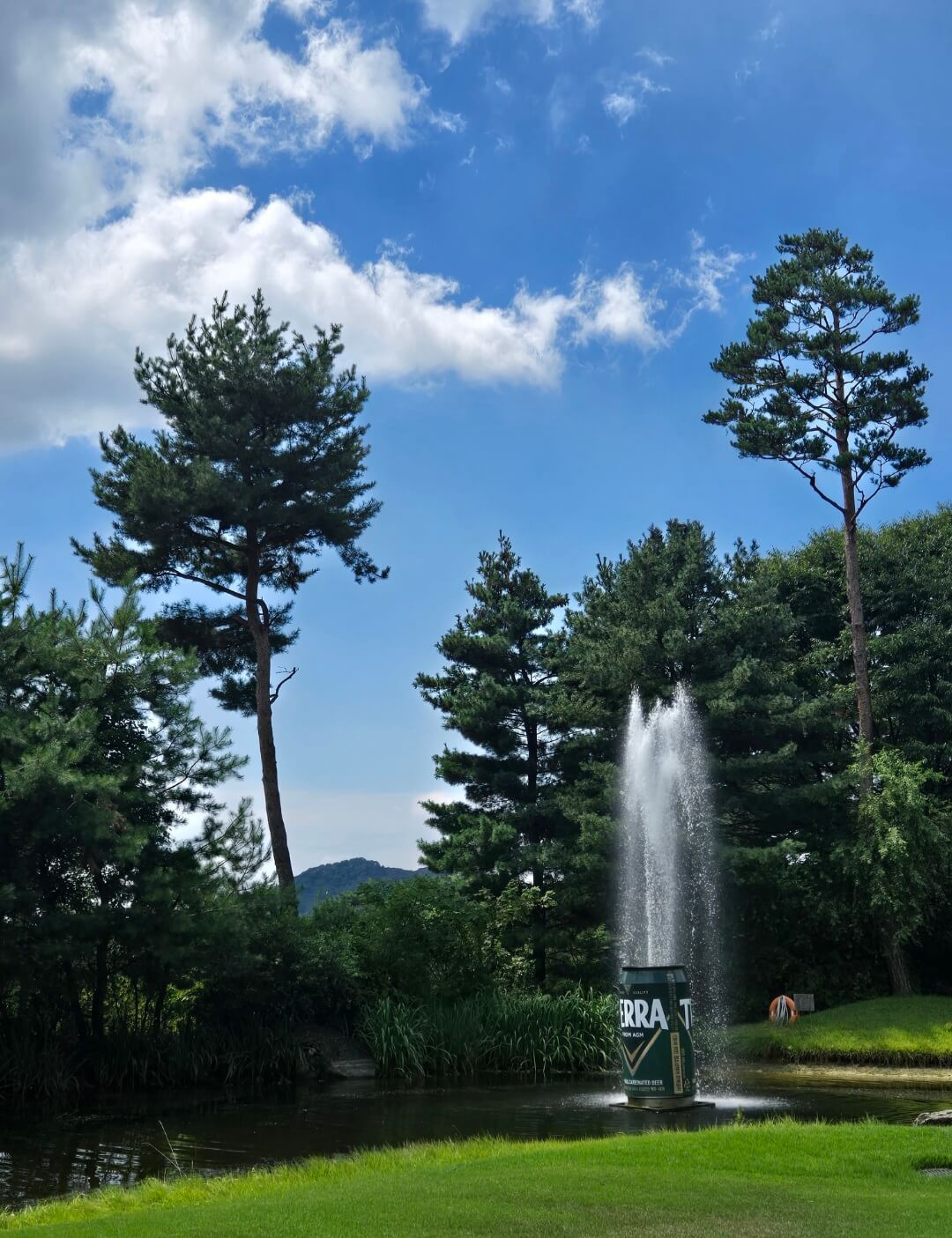 블루헤런CC 서코스 테라분수