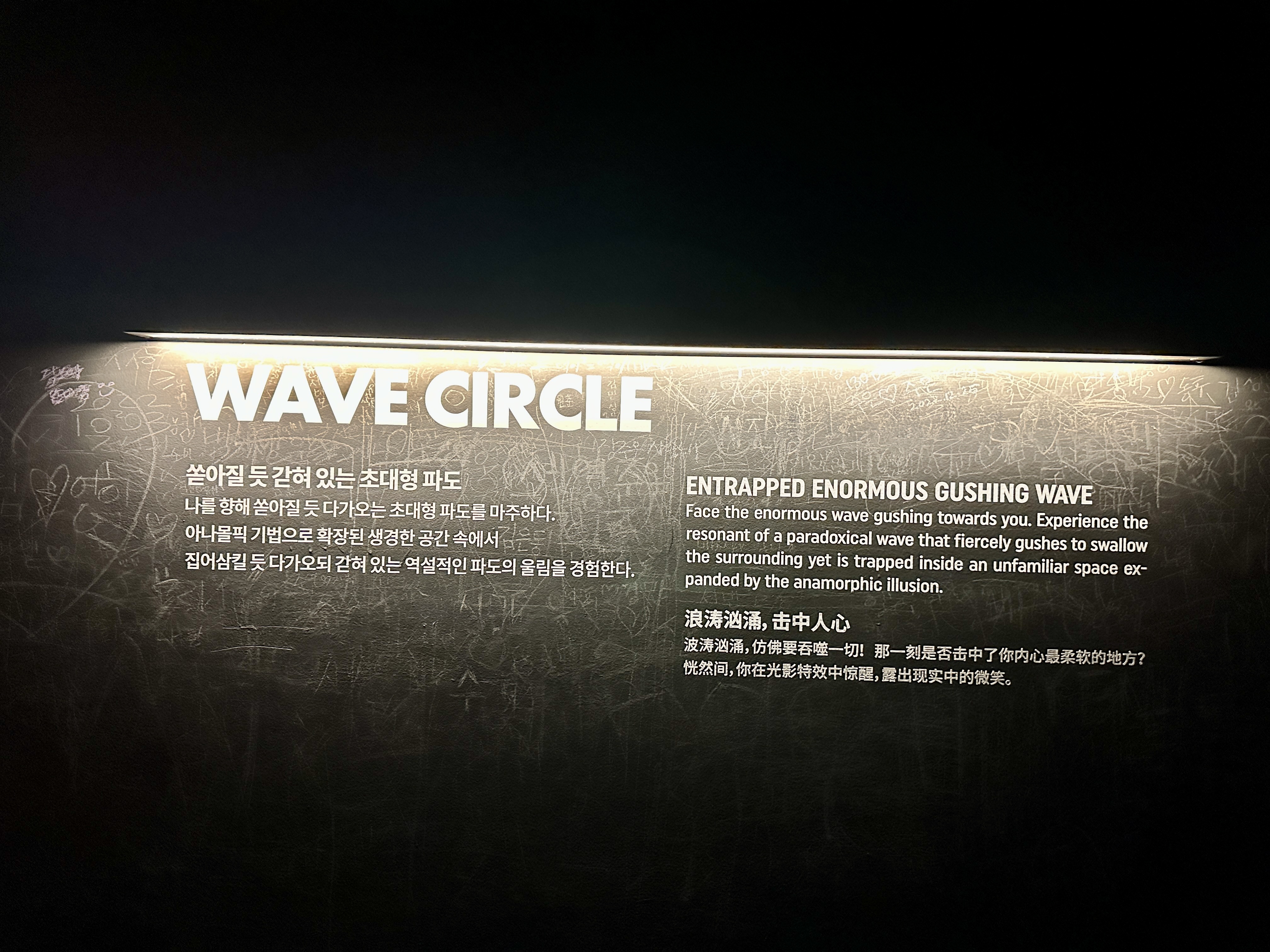 강릉 아르떼 뮤지엄 초대형 파도