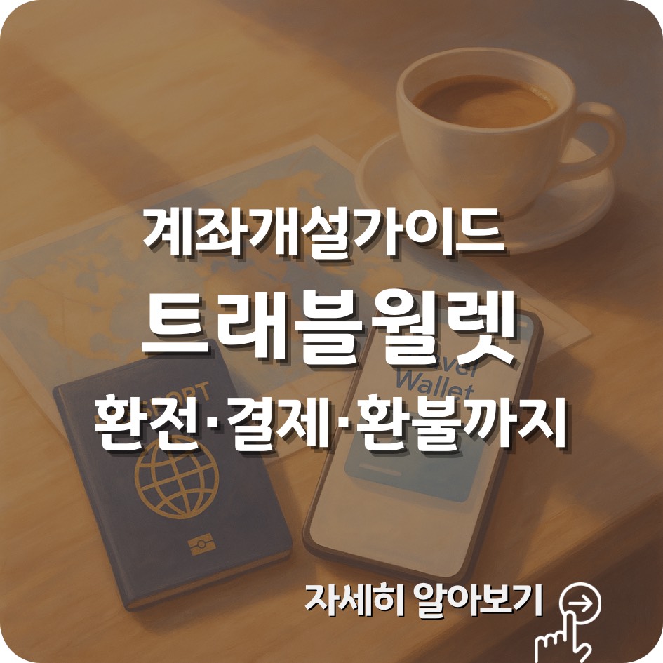 트래블월렛 계좌개설 및 카드발급 절차, 해외결제·환전수수료 절감 가이드 2025