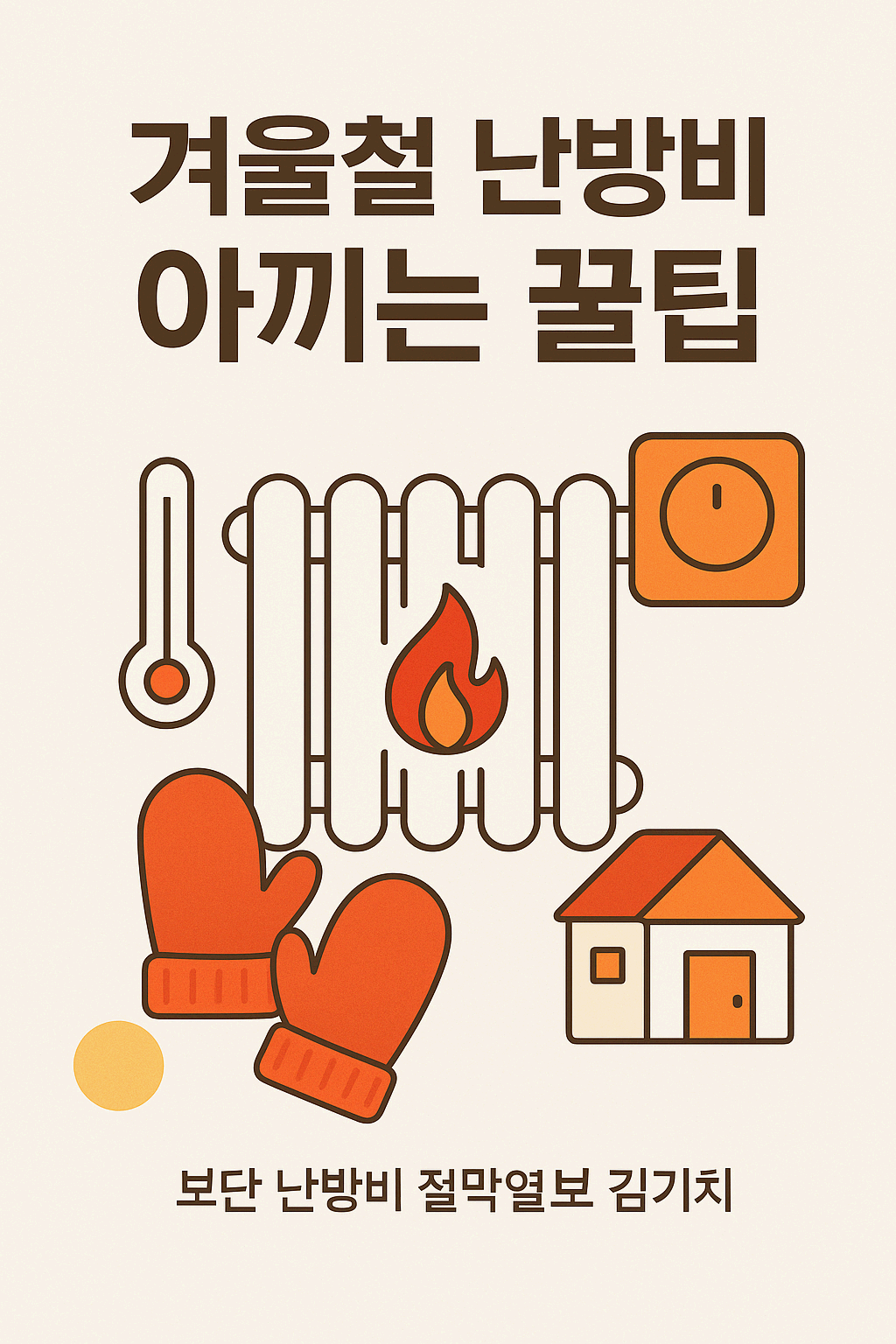 다가오는 겨울! 난방비 아끼는 꿀팁!