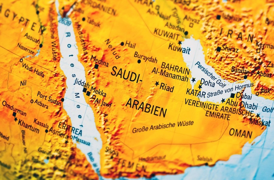 사우디아라비아 지도 관련 사진