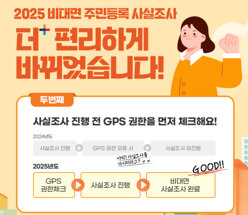 정부24 비대면 주민등록 사실조사