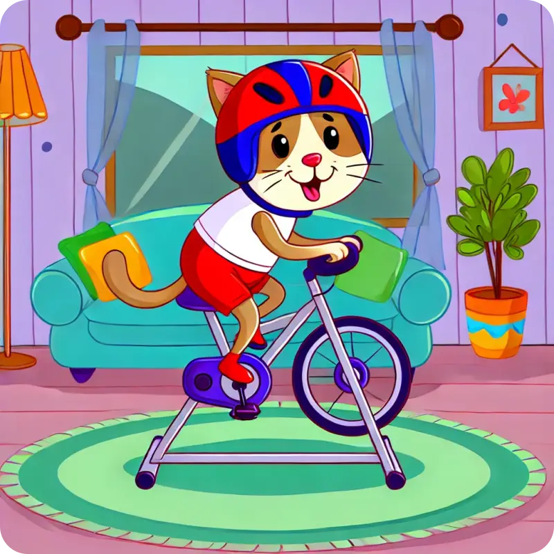 자전거 타는 모습