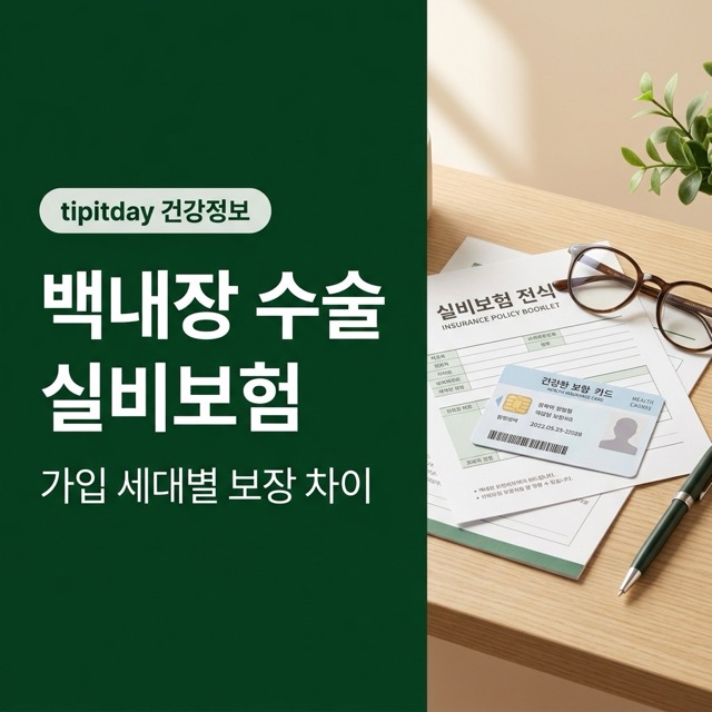 백내장 수술 실비보험 정보