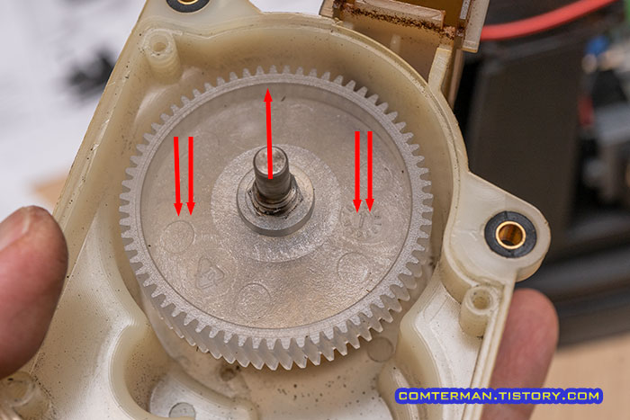 바라짜 엔코 메인 기어 장착