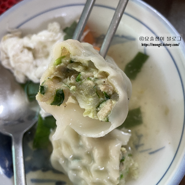 풀무원-식물성-지구식단-표고야채-한식교자-조리후