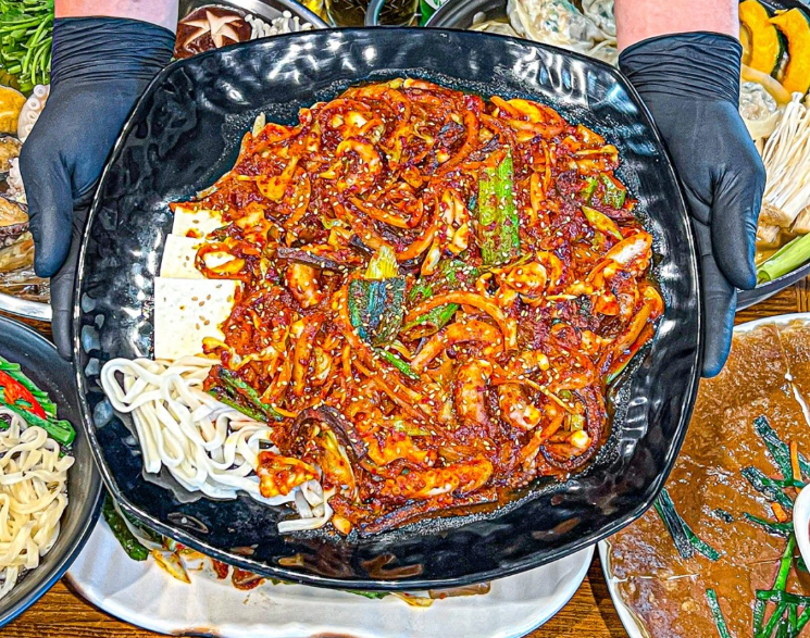 묵말랭이 낙지볶음