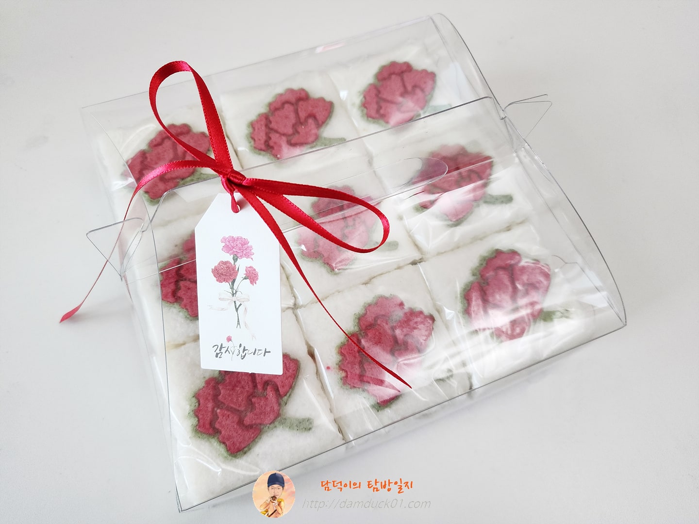 삼봉떡집 카네이션 설기