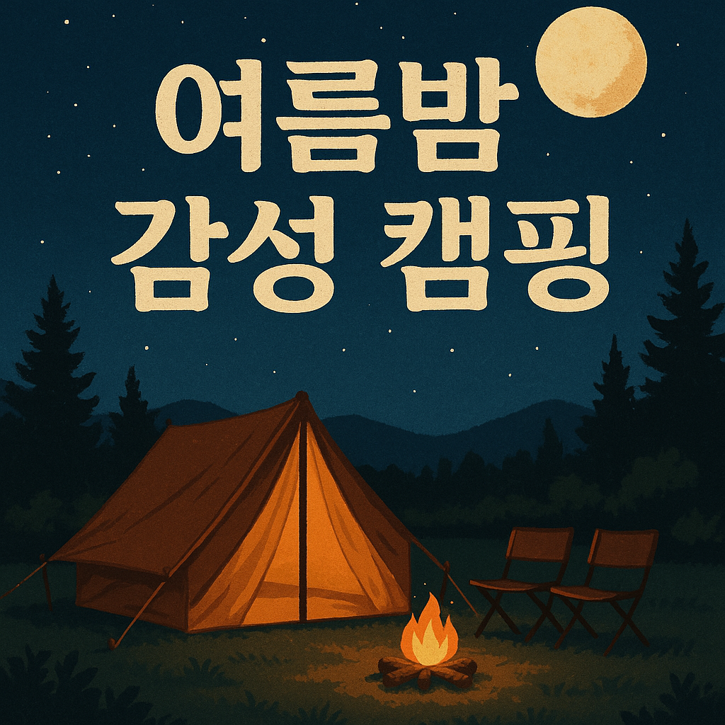 여름밤 감성 캠핑 추천