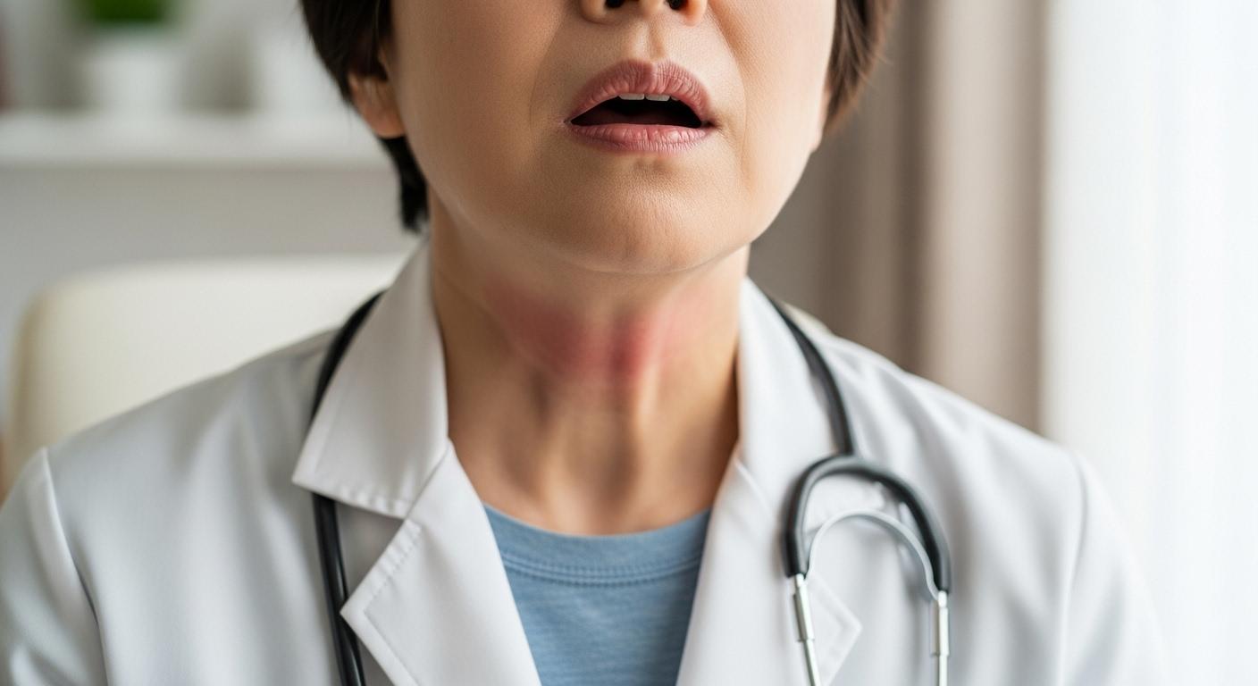 독감 증상 목 건조