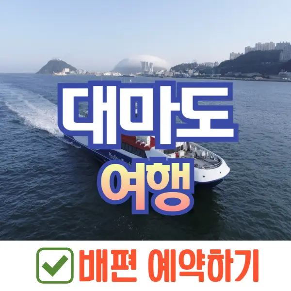 대마도 배편 예약
