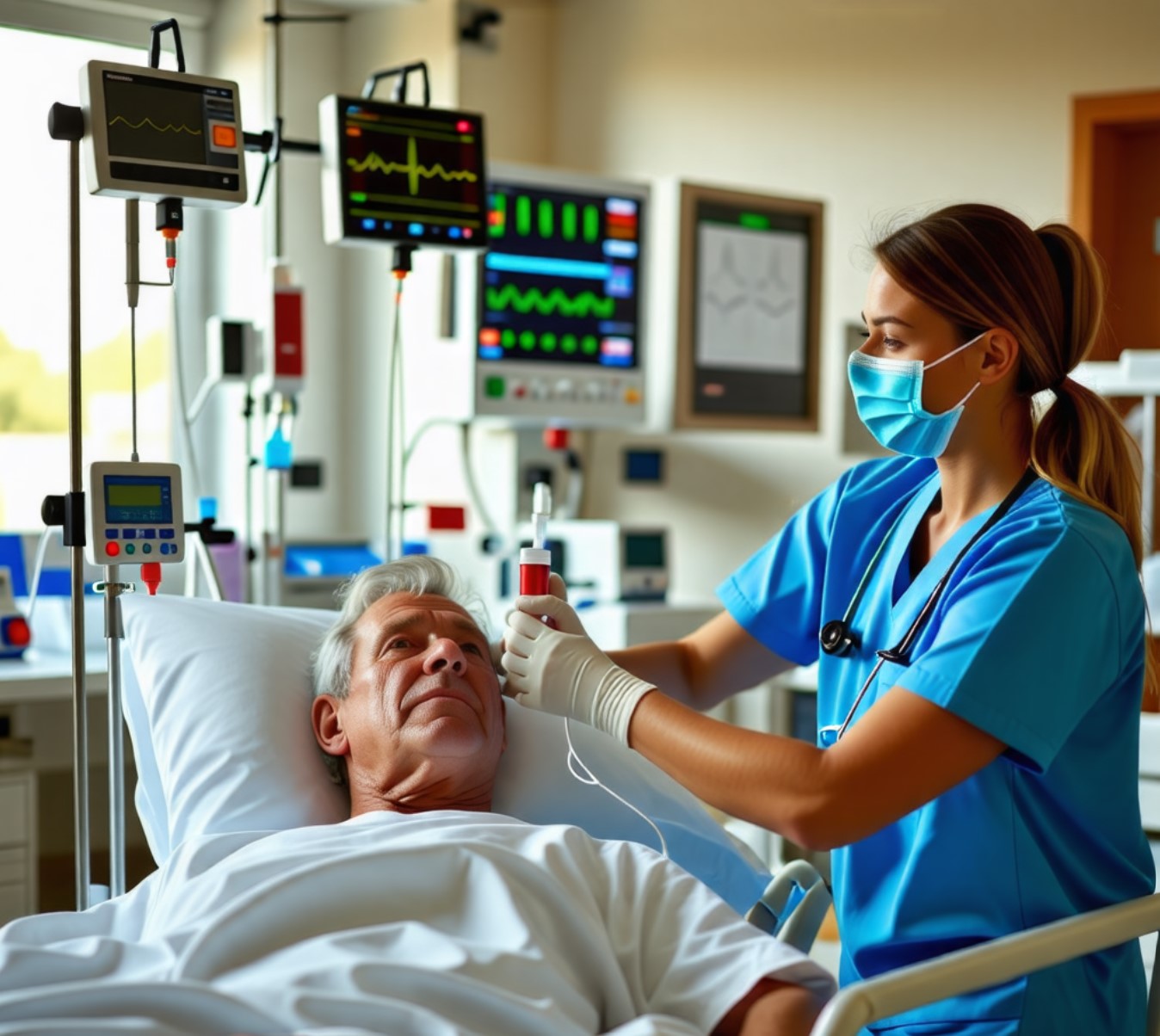 Scenario 9. Emergency Transfusion Before Crossmatch Completion (Using O Rh-Negative Blood)