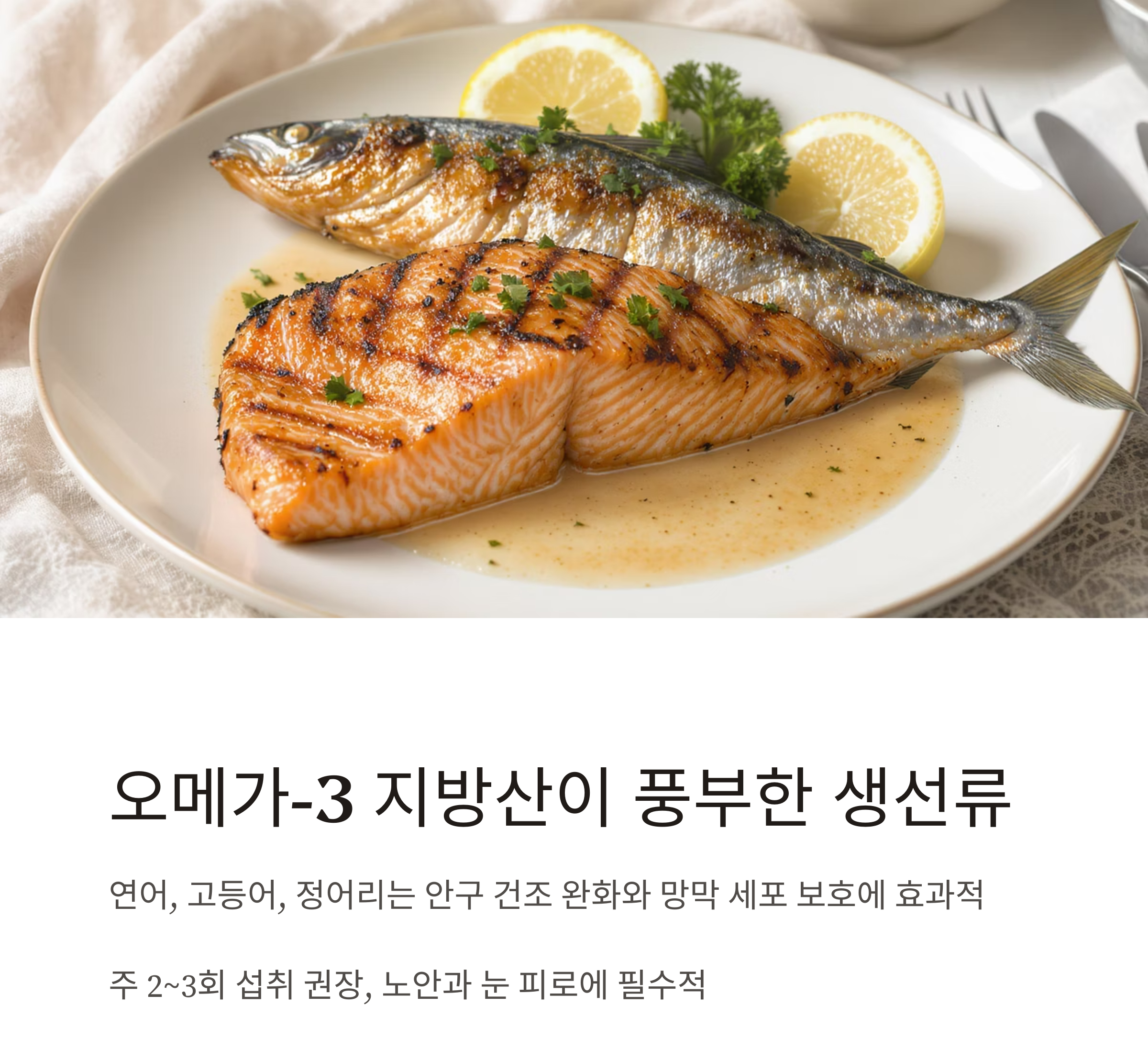 노년기 눈 건강을 지키는 음식, 매일 챙겨야 할 식단은?