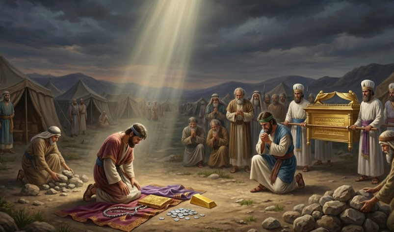 여호수아 7장 - 아이 성 패배와 아간의 죄