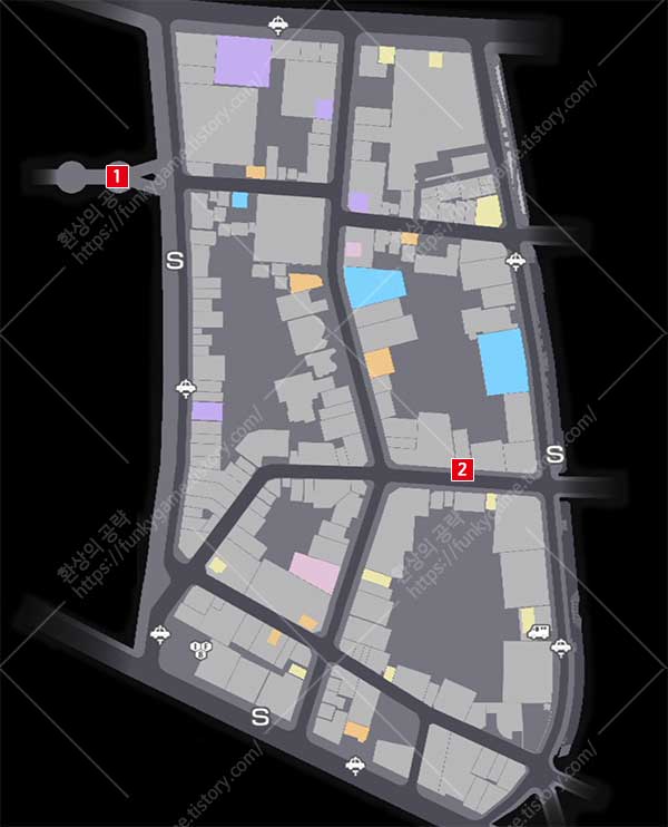 빅토리 로드 나가스 거리 지도 이미지