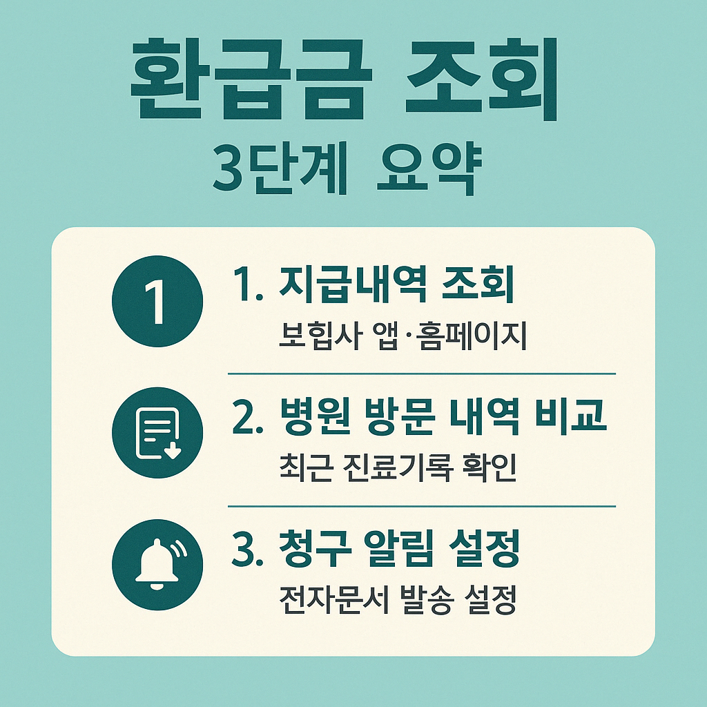 2025년 실손보험 환급금 조회 방법 – 청구 누락 방지하는 3가지 꿀팁.