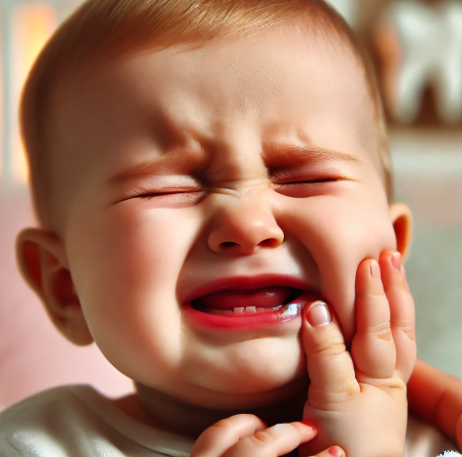 이앓이 하는 아기