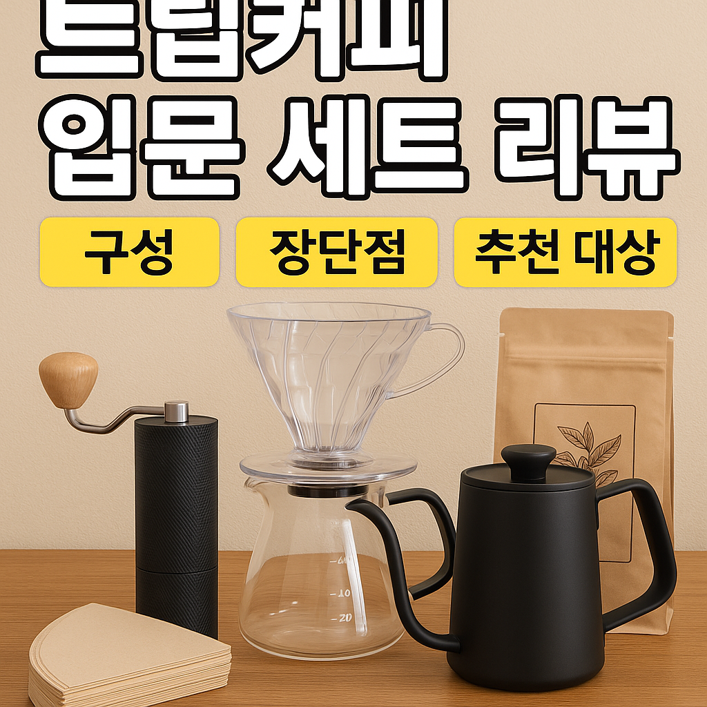 드립커피 입문 세트 리뷰