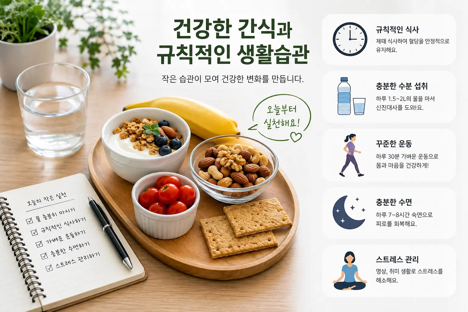 단 음식 욕구 줄이는 건강한 생활습관
