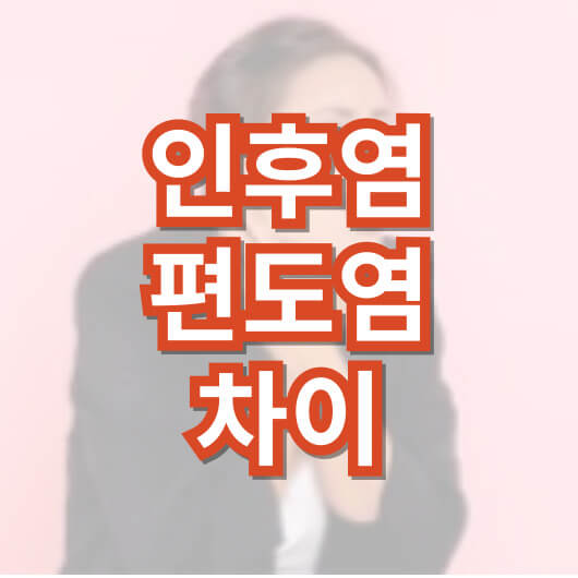 인후염-편도염-차이