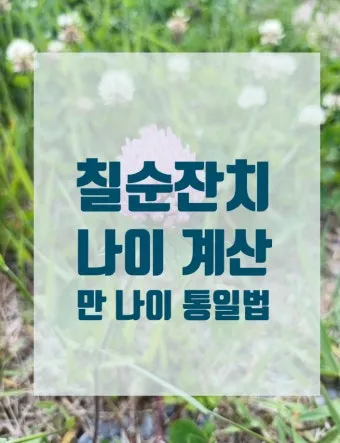 칠순잔치 나이 계산 2025년 칠순 나이_10