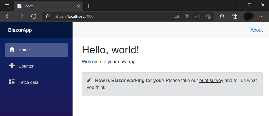 실행 시 브라우저 결과