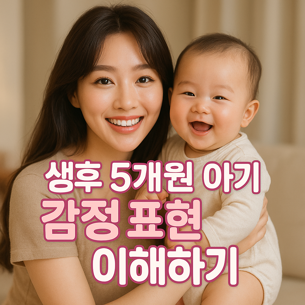 생후 5개월 아기 감정 표현, 어떻게 이해하나요?