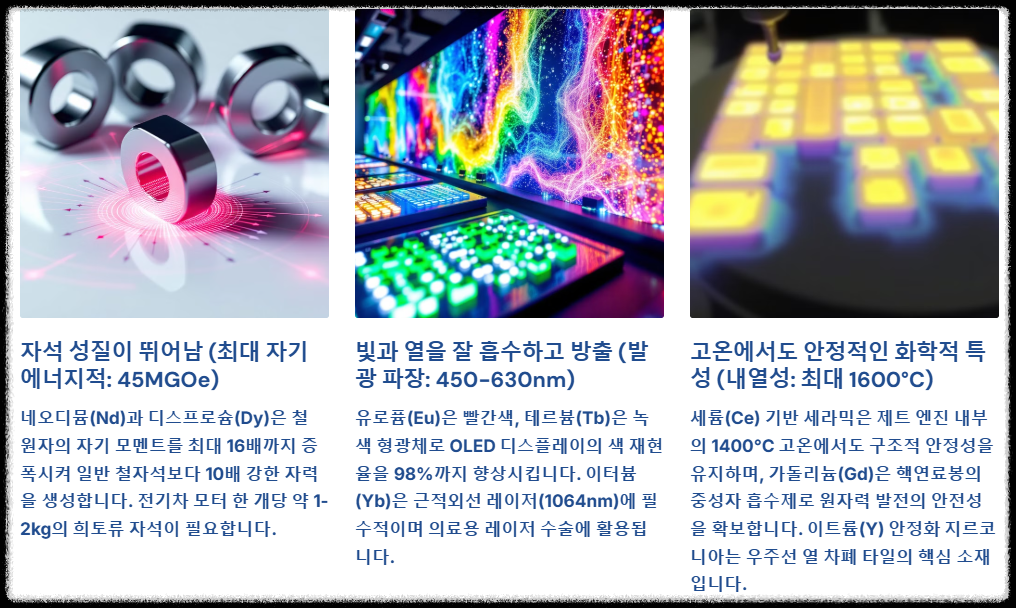 희토류의 특성