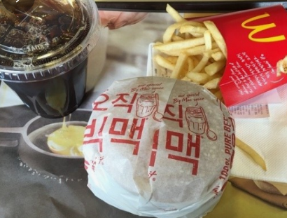 명동 맥도날드 런치메뉴