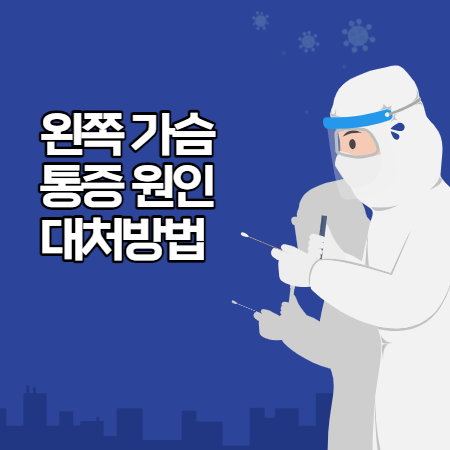 숨쉴때 왼쪽 가슴 통증 이유 대처법