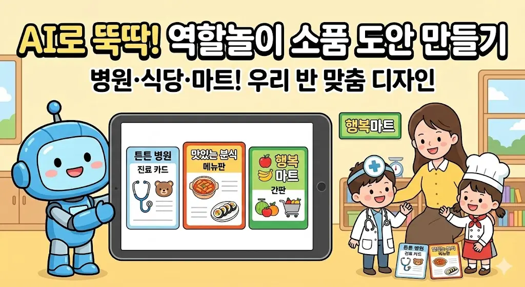 AI로 역할놀이 소품 도안 만들기
