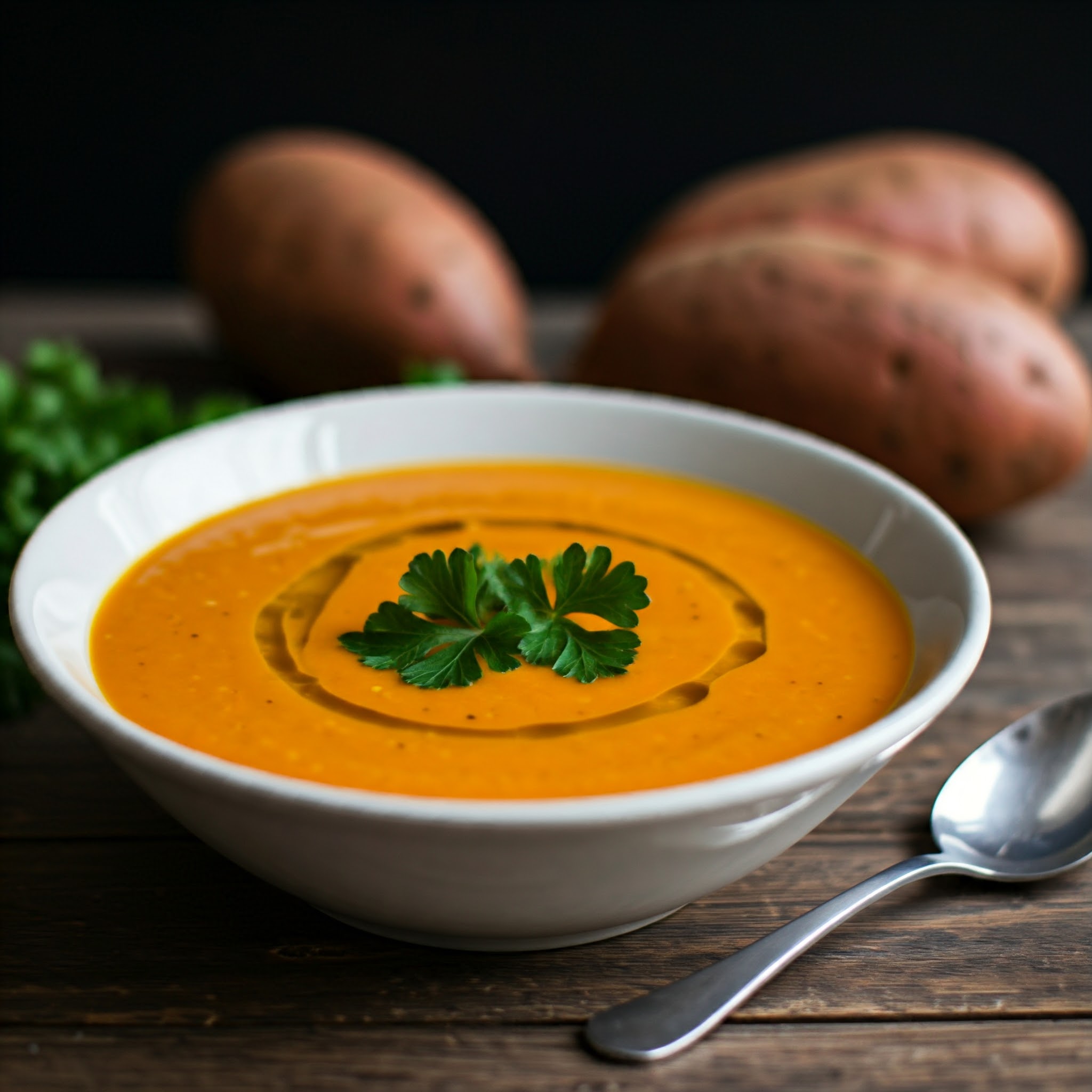 건강을 지키는 고구마 스프 레시피