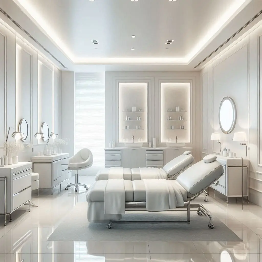 피부,체형관리 샵 배경