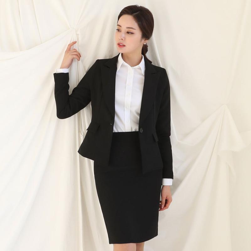 더웨이나인 여성면접정장 고급 여자정장세트 투피스 면접룩 공무원 대학교 과복