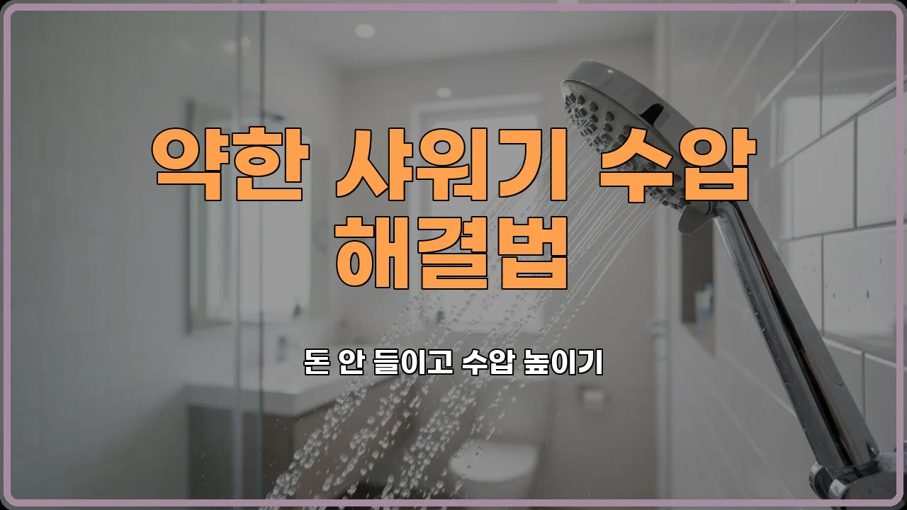 샤워기수압