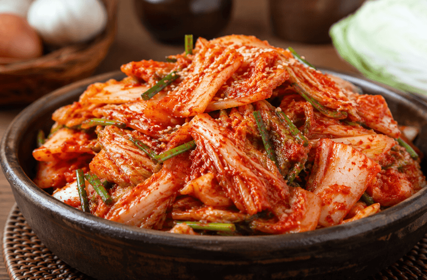 매콤해 보이는 겉절이