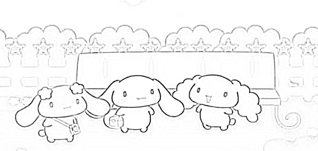 시나모롤 색칠공부