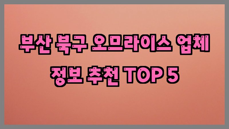 부산 북구 오므라이스