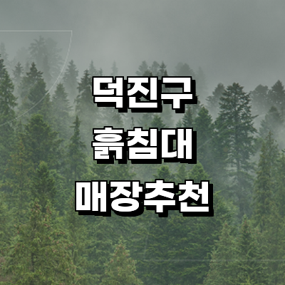 전주 덕진구 흙침대