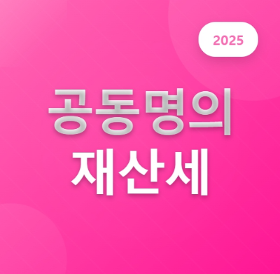 공동명의 재산세 2025 계산, 납부, 절세와 부부 주소지 문제 해결