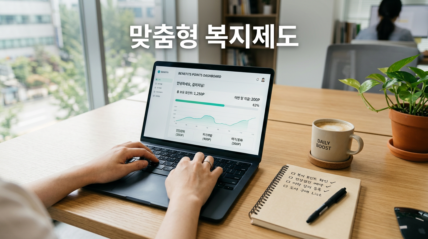 맞춤형 복지제도 복지포인트를 보여주는 사진