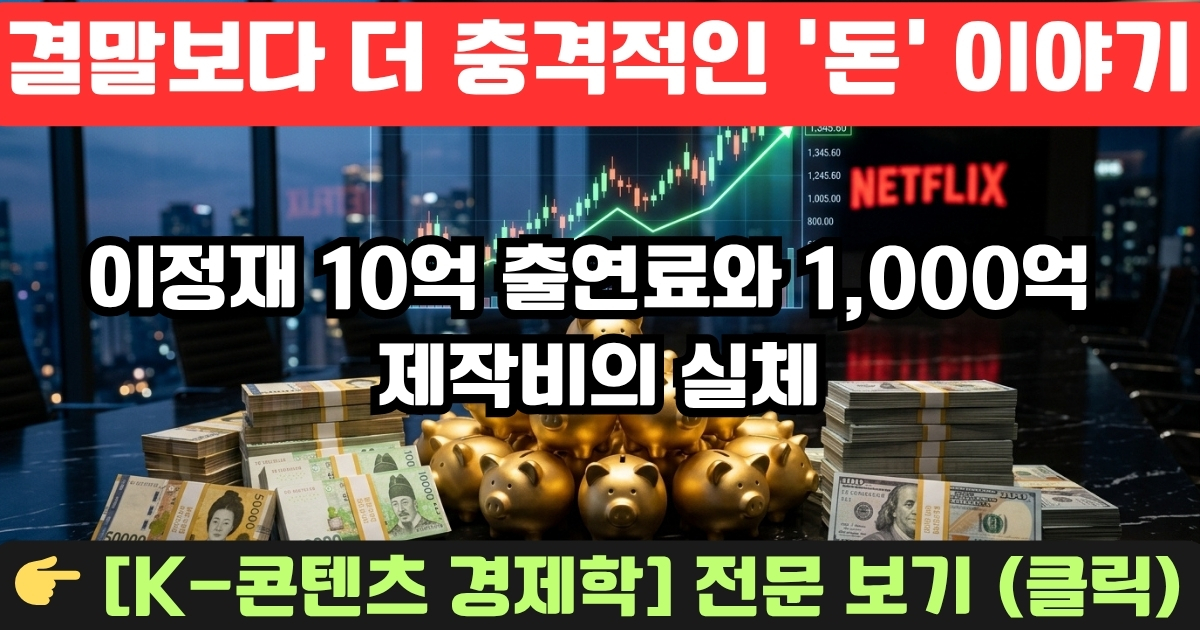 오징어게임 시즌2 제작비 출연료 및 넷플릭스 주식 투자 분석