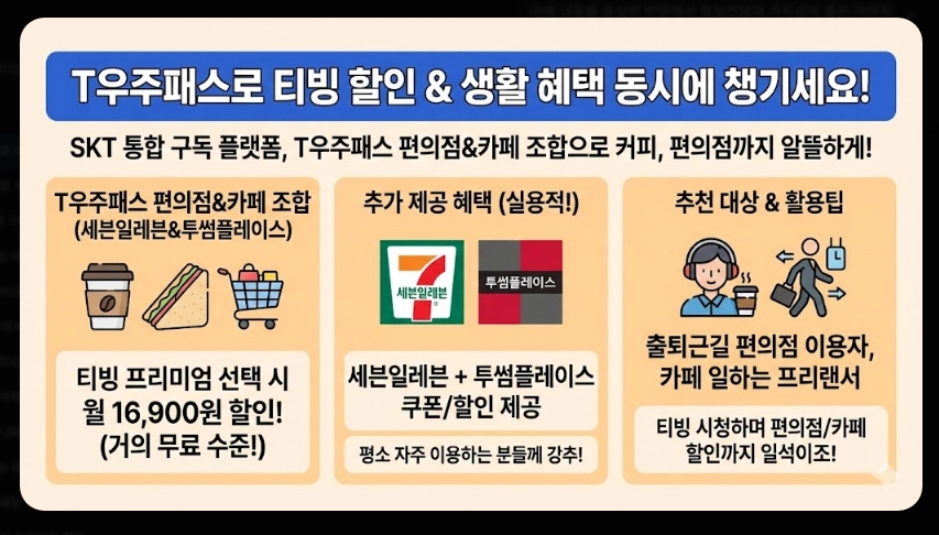 SKT 티빙 무료 이용 완벽 가이드