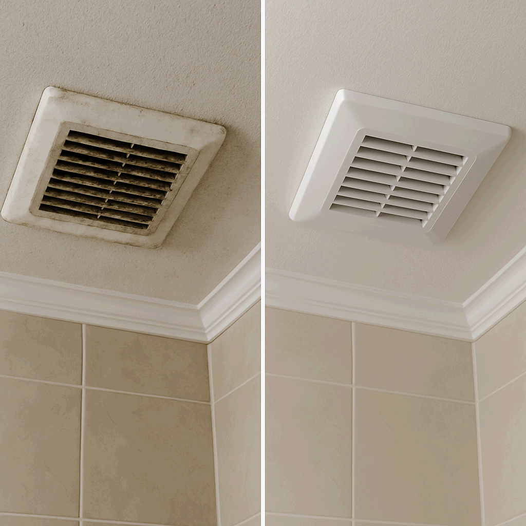 화장실 환풍기 및 천장 몰딩 청결 유지 전략