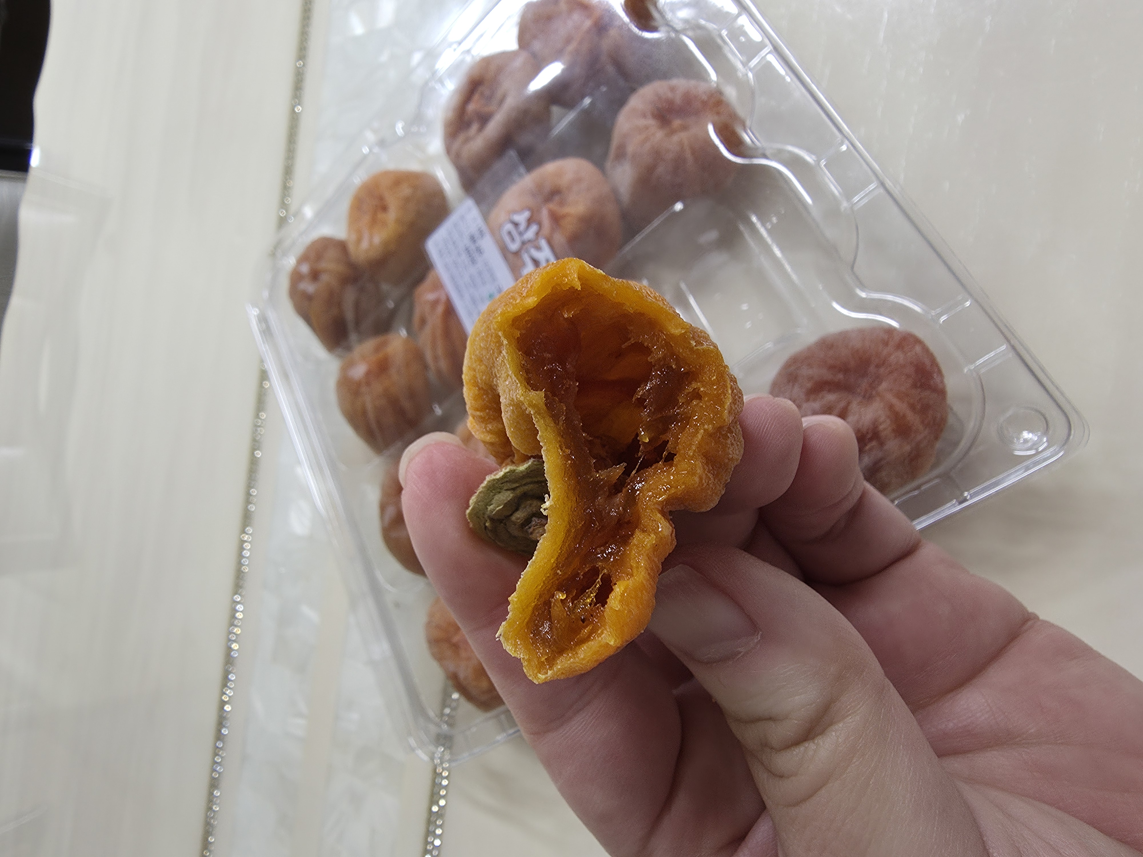 적당하게 말린 노브랜드 상주곶감