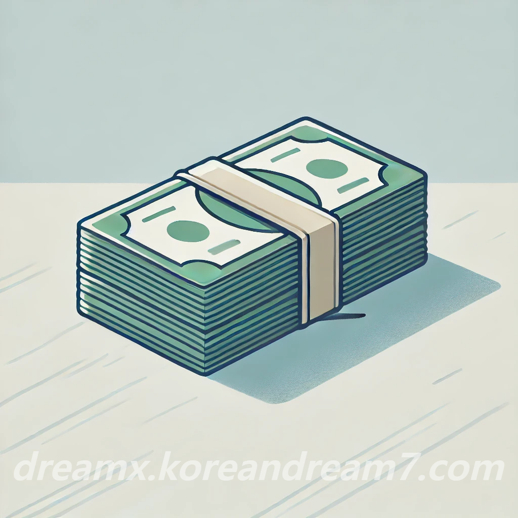 돈다발꿈해몽