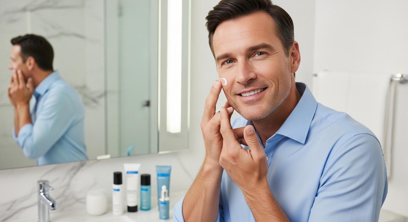 미백 주름개선 남성 화장품